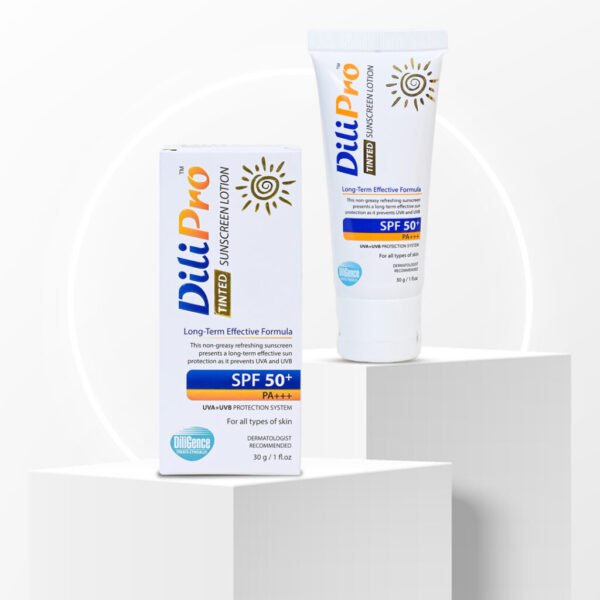 DiliPro TINTED Sunscreen Lotion