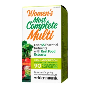 Webber Naturals Women's Most Complete Multi, 90 Ct